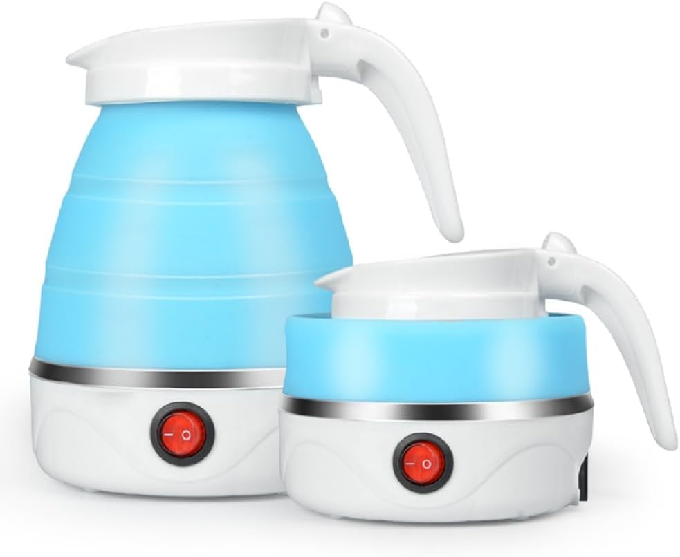 Foldable Electric Kettle 220v Home Appliances Silicone Portable Travel Kettle Keep Warm Kettle